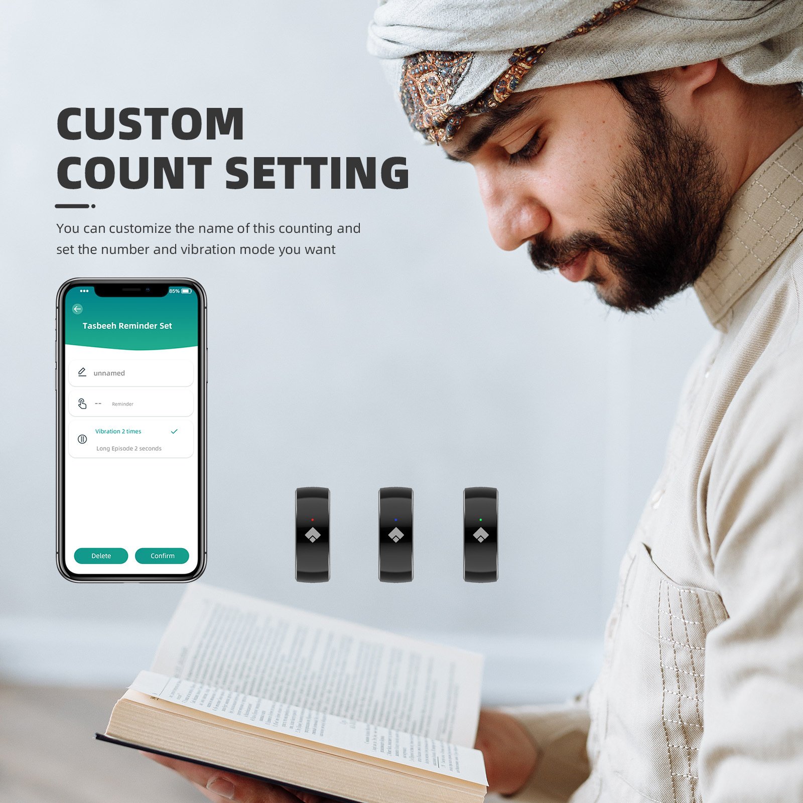 Ring Health Tracker Heart Rate Respiration Sleep Monitor Smart Ring